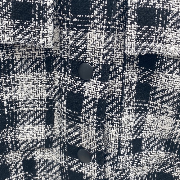 Zara Contrasting Tweed Jacket - Picture 6 of 10